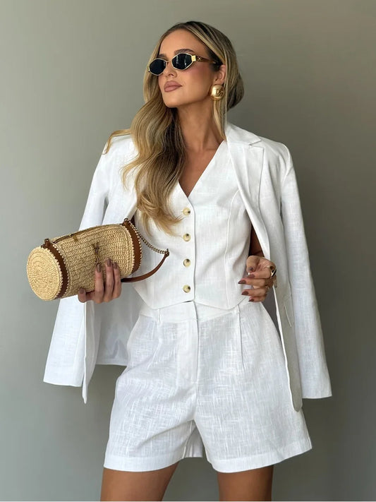 Ensemble Tailleur 3 Pièces Léna & Pur Coton