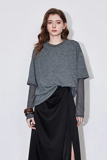 Le T-Shirt Faux Deux Pièces