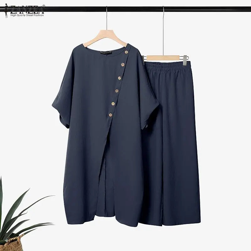 Ensemble Tunique & Pantalon Large⎜L'Allure Sans Effort
