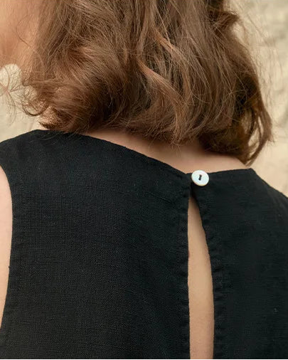 Robe Inès en Lin & Lyocell l'élégance naturelle avec Poches