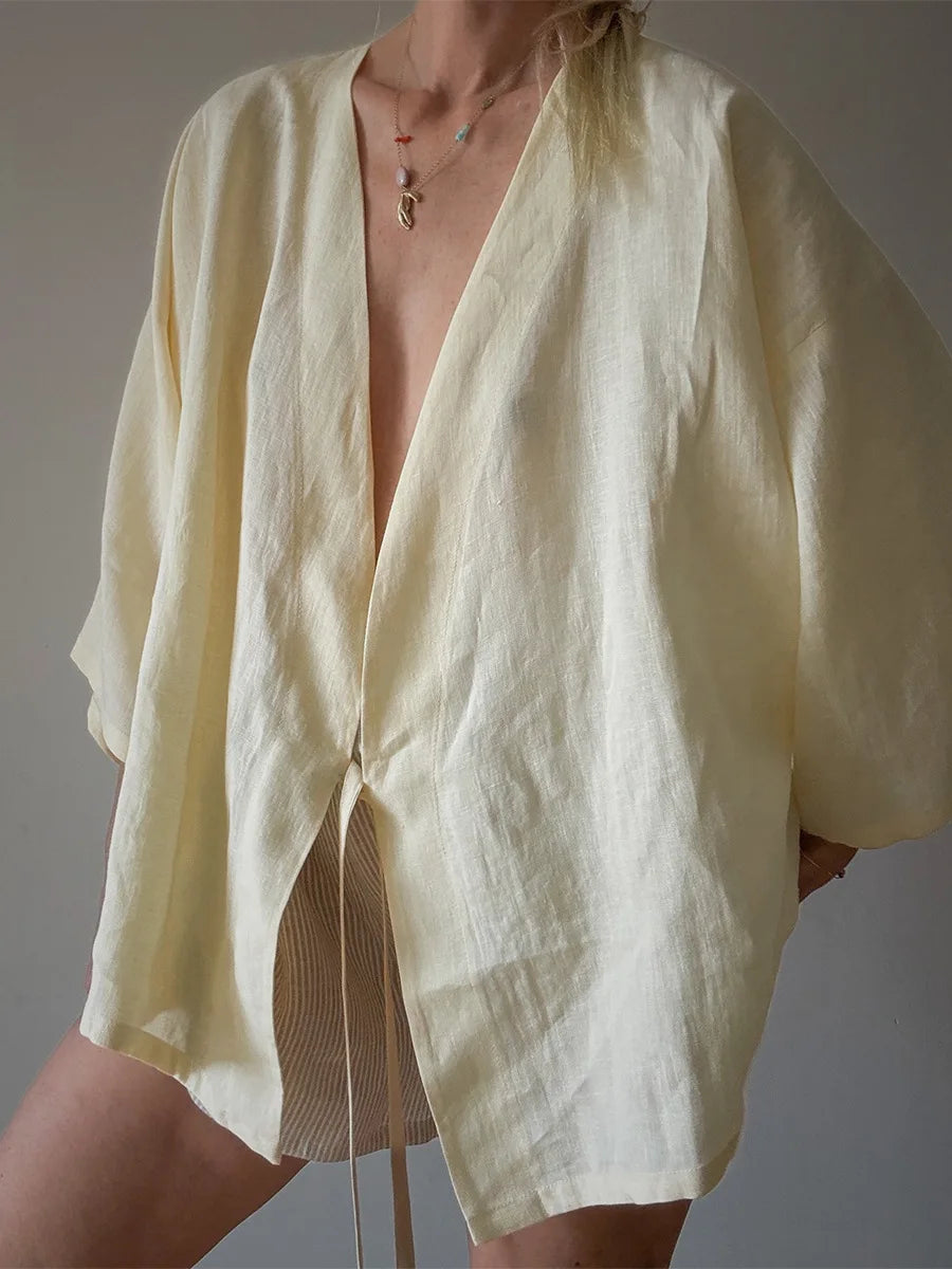 Cardigan Kimono en Coton Kaito