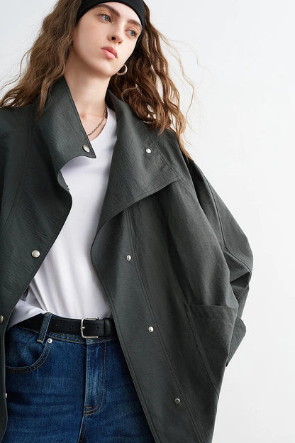 La Veste Légère Utilitaire & Texture Froissée