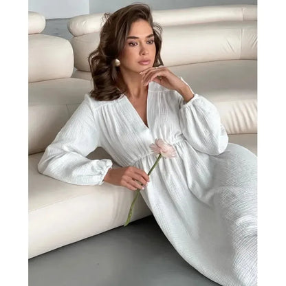 Robe Lina en mousseline de Coton & La douceur bohème intemporelle