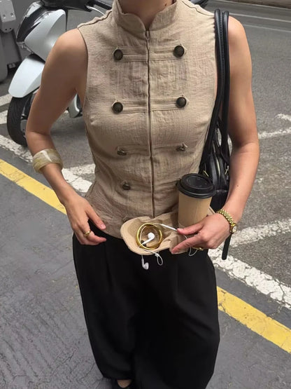 Veste Sans Manches Chloé & Allure Tailleur