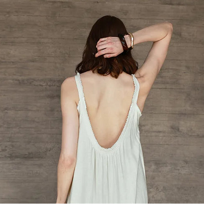 Robe Lola en Lin & Viscose avec dos nu