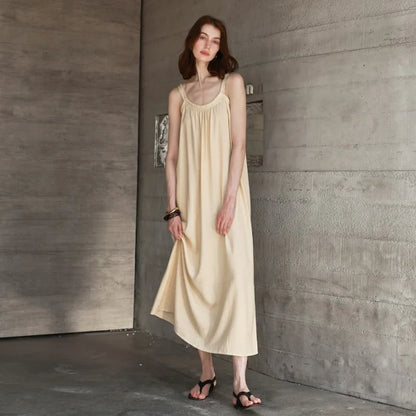 Robe Lola en Lin & Viscose avec dos nu