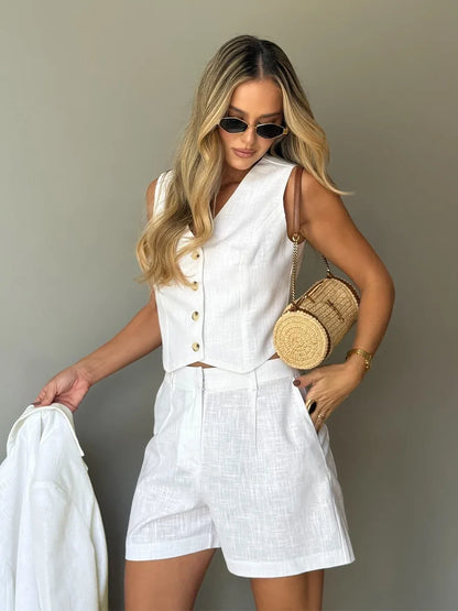 Ensemble Tailleur 3 Pièces Léna & Pur Coton