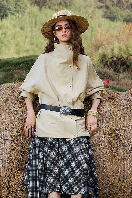 La Veste Légère Utilitaire & Texture Froissée