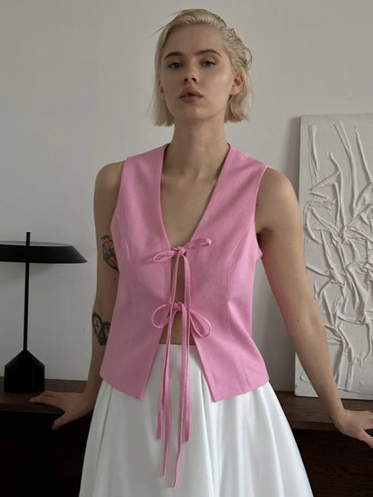 Gilet Rose & Romantisme à la Française
