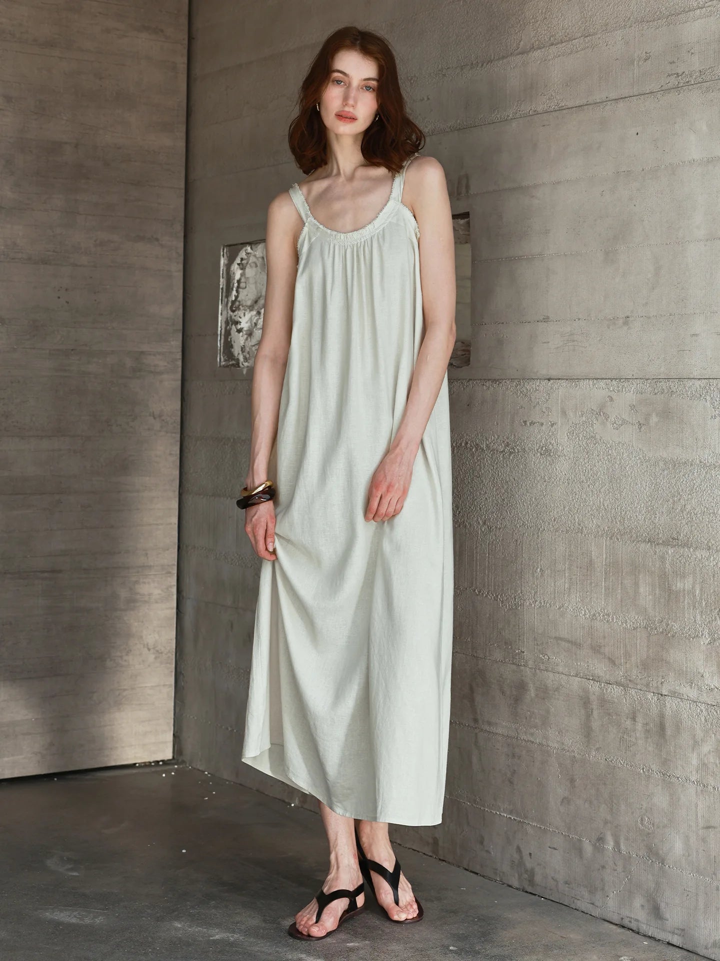 Robe Lola en Lin & Viscose avec dos nu