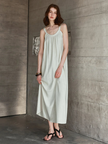 Robe Lola en Lin & Viscose avec dos nu