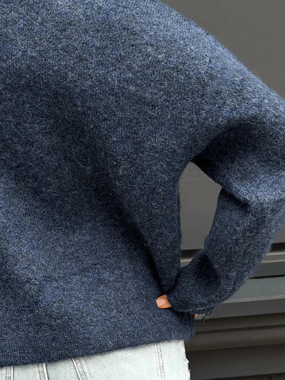 La Veste en Maille Rétro à Boucle Chinoise⎥L'Élégance Singulière