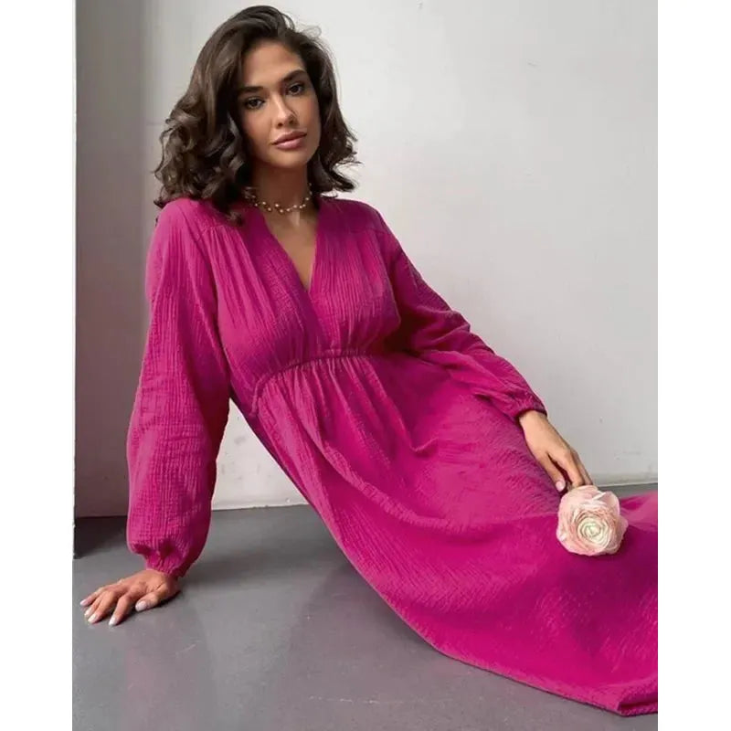Robe Lina en mousseline de Coton & La douceur bohème intemporelle