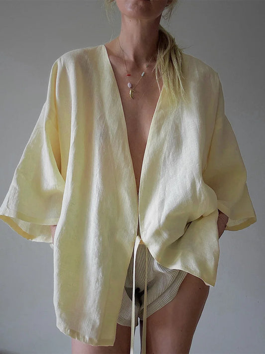 Cardigan Kimono en Coton Kaito