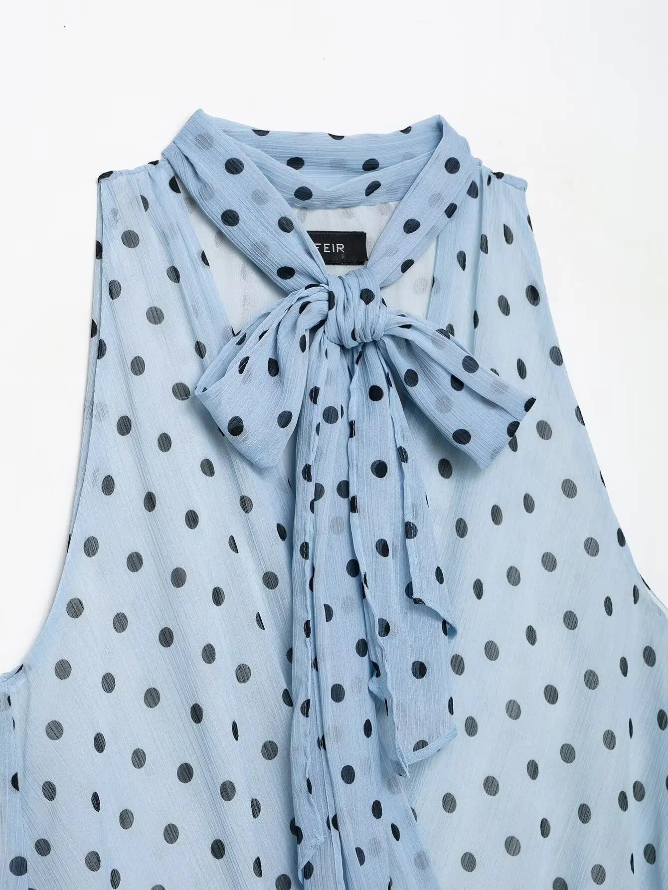 Blouse Sans Manches Léa & Romantisme Fluide