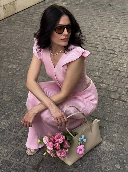 Ensemble en Maille Fine Sienna & Chic Parisien