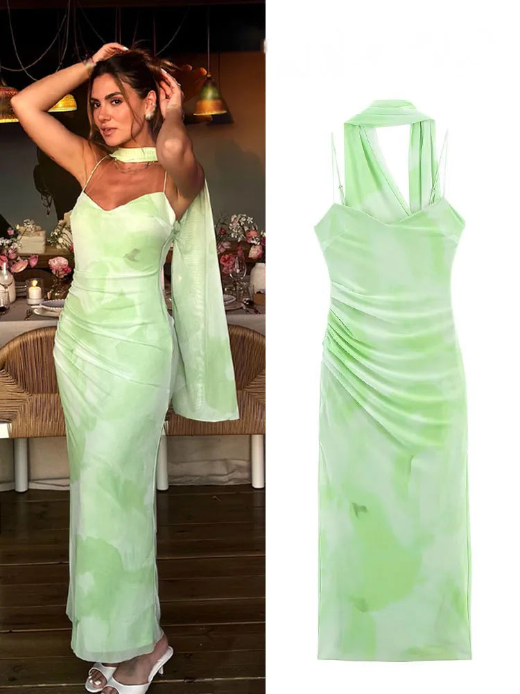 Robe Longue Léna & Vert Riviera