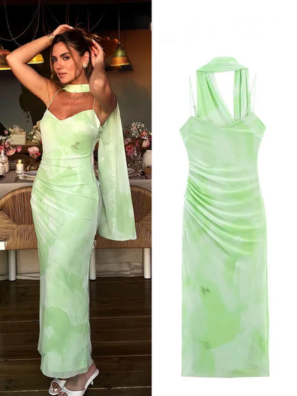 Robe Longue Léna & Vert Riviera