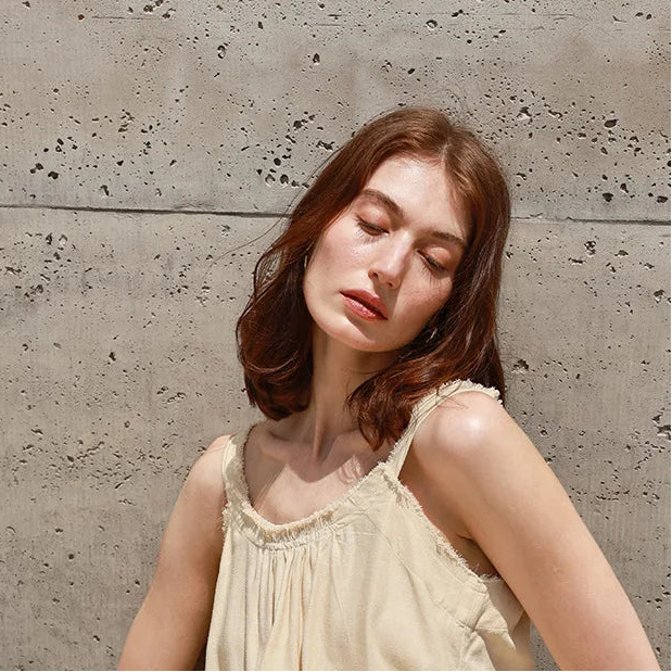 Robe Lola en Lin & Viscose avec dos nu