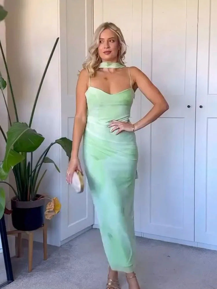 Robe Longue Léna & Vert Riviera
