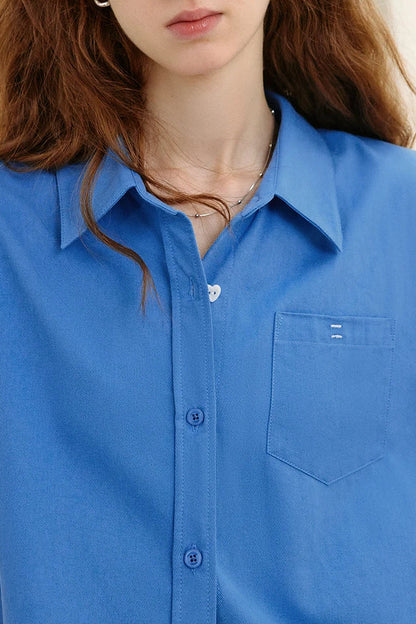 La Blouse Preppy en Coton Naturel