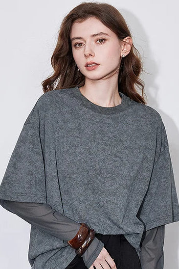 Le T-Shirt Faux Deux Pièces