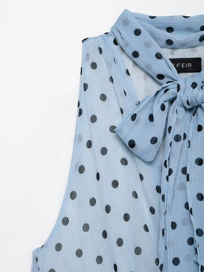 Blouse Sans Manches Léa & Romantisme Fluide