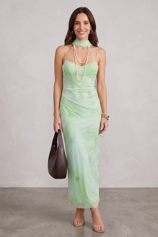 Robe Longue Léna & Vert Riviera