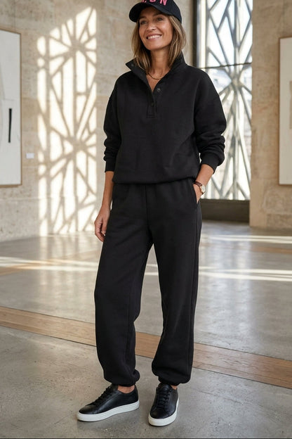 L'Ensemble Pantalon & Sweat Oversize | Confort Absolu