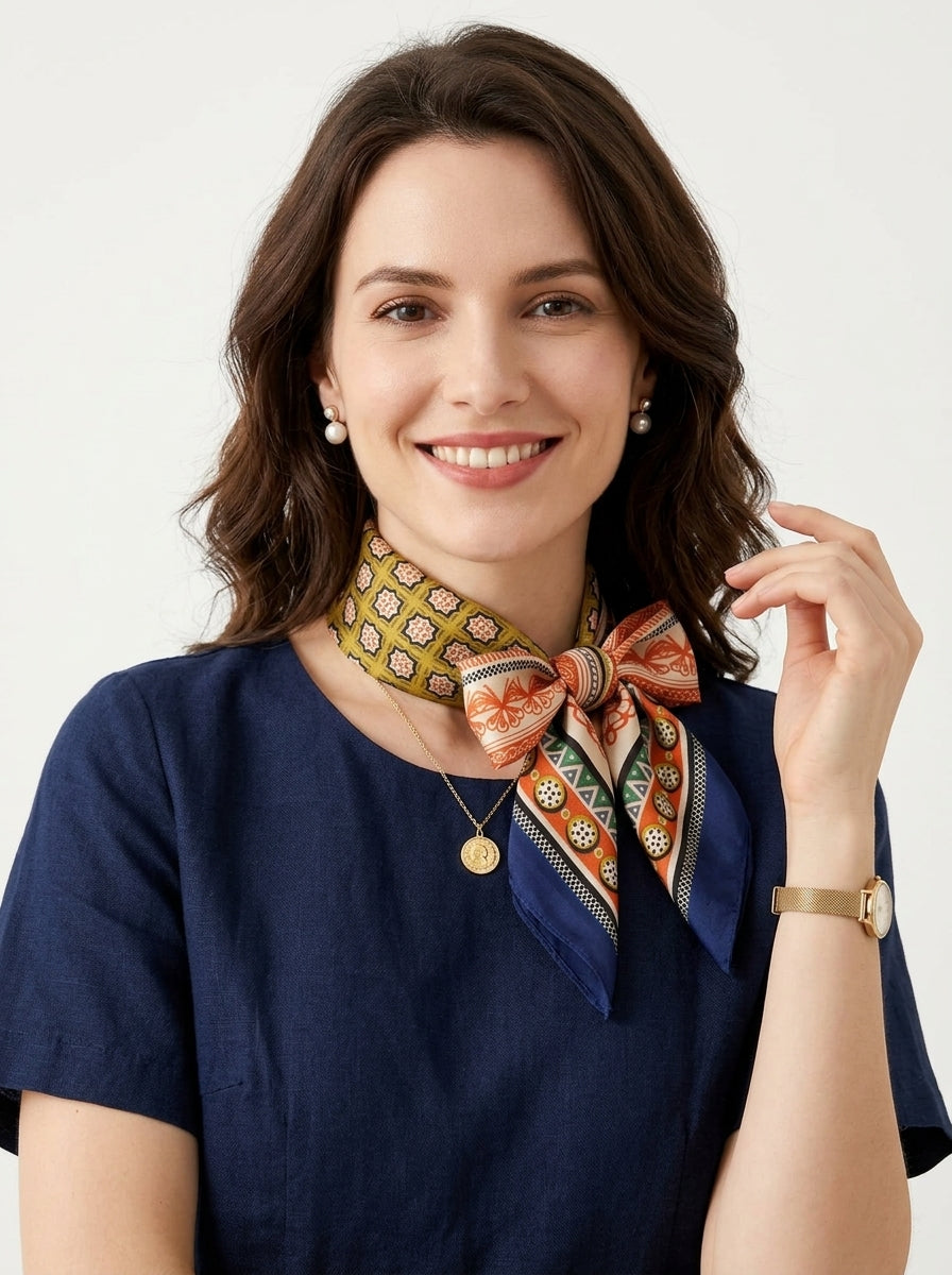 Le Petit Foulard Carré Satiné & Multiusage