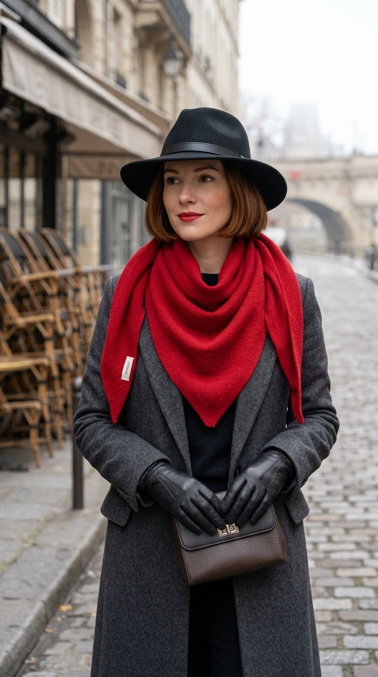 L'Écharpe Triangulaire Chic & Enveloppante | L'Essentiel d'Hiver